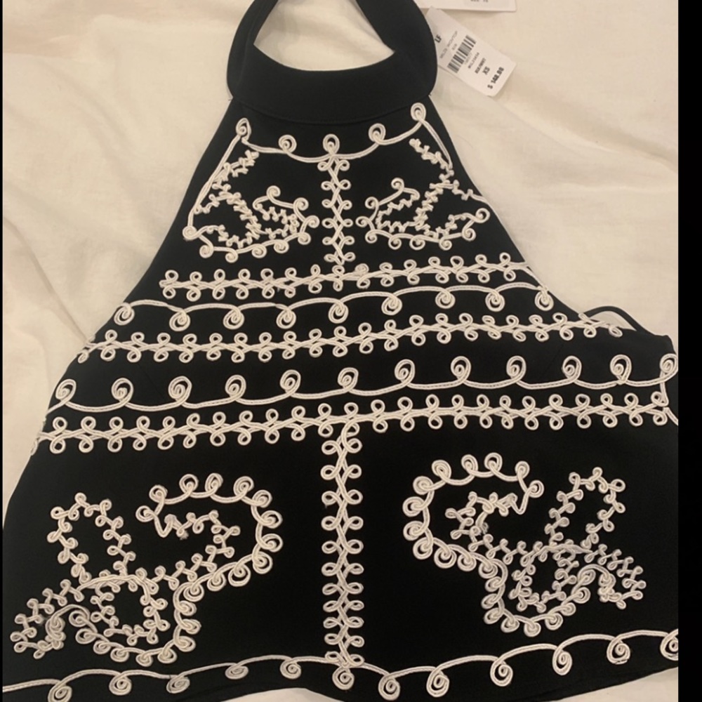LF embroidered top
